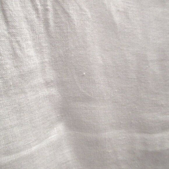 Francesca Bettini 100% Linen Top Size M Tank Peplum Ruffle Sleeveless Resort - Picture 9 of 9